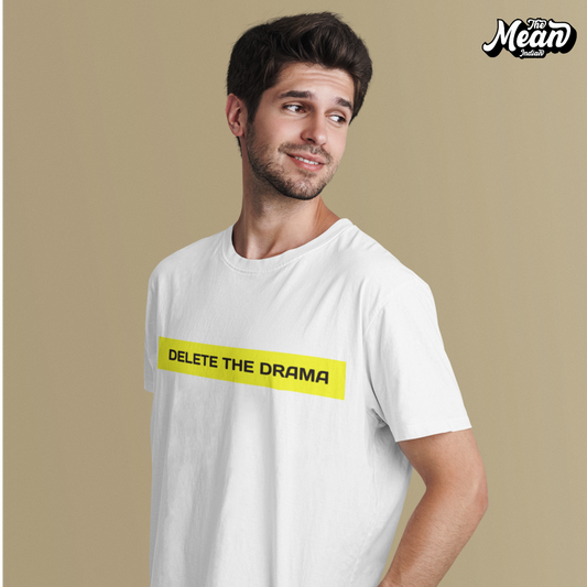 Delete the Drama - Men's T-shirt The Mean Indian Store