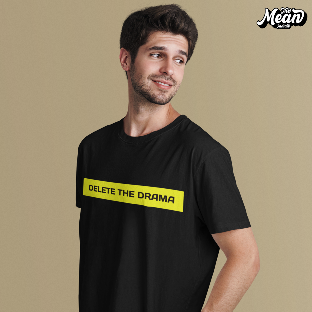 Delete the Drama - Men's T-shirt The Mean Indian Store