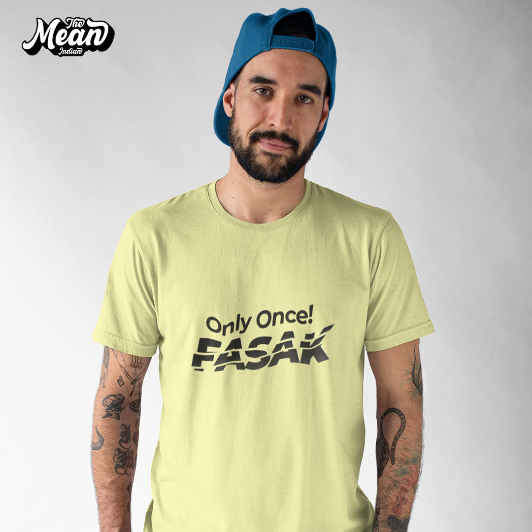 Fasak - Men's Telugu T-shirt - Light The Mean Indian Store