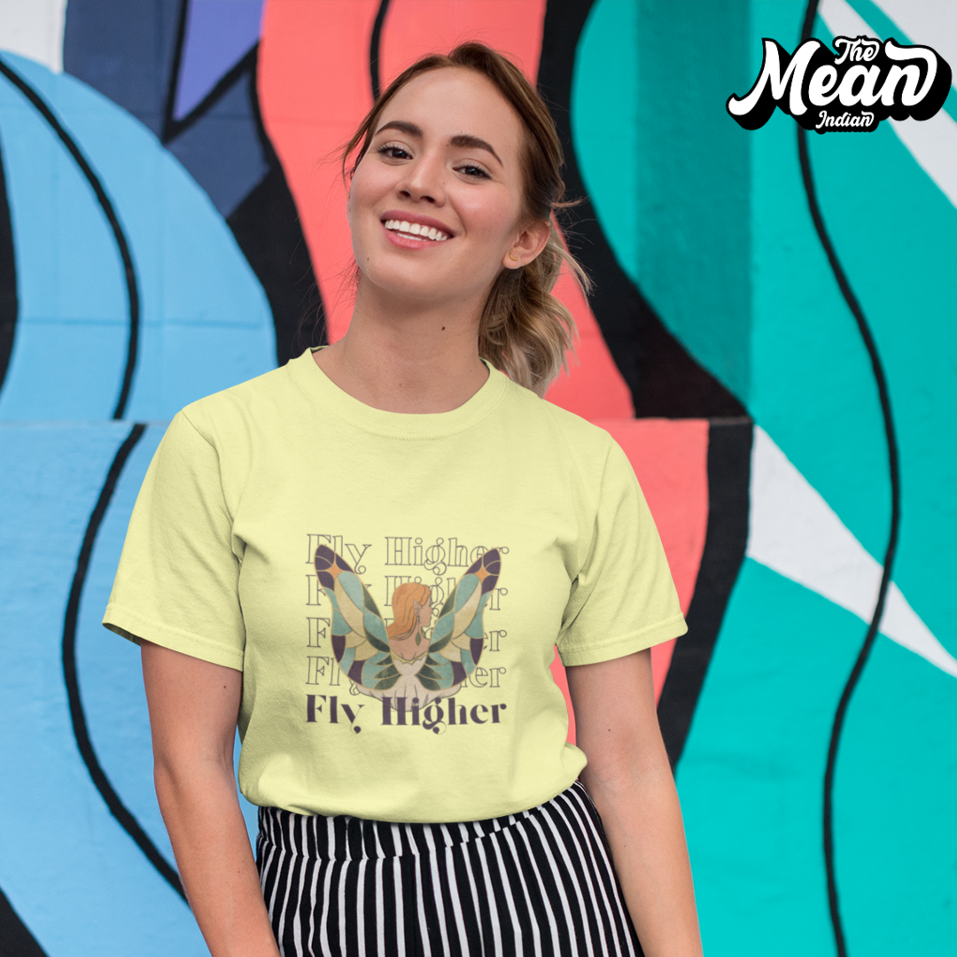 Fly Higher - Boring Women's T-shirt The Mean Indian Store