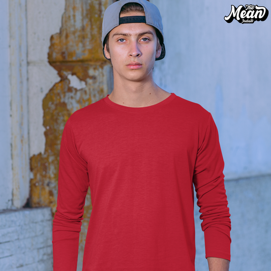 Full Sleeve Red T-shirt - Men The Mean Indian Store