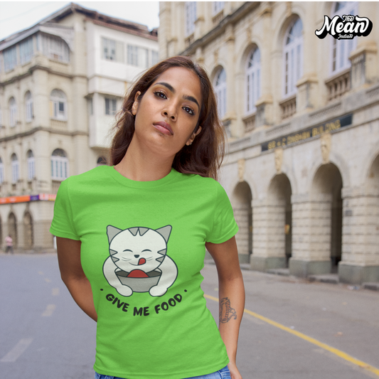 Give me Food - Boring Women's T-shirt The Mean Indian Store
