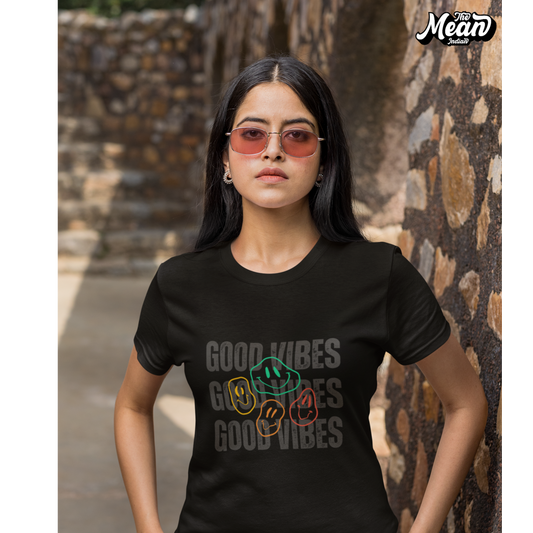 Good Vibes - Boring Women's T-Shirt The Mean Indian Store