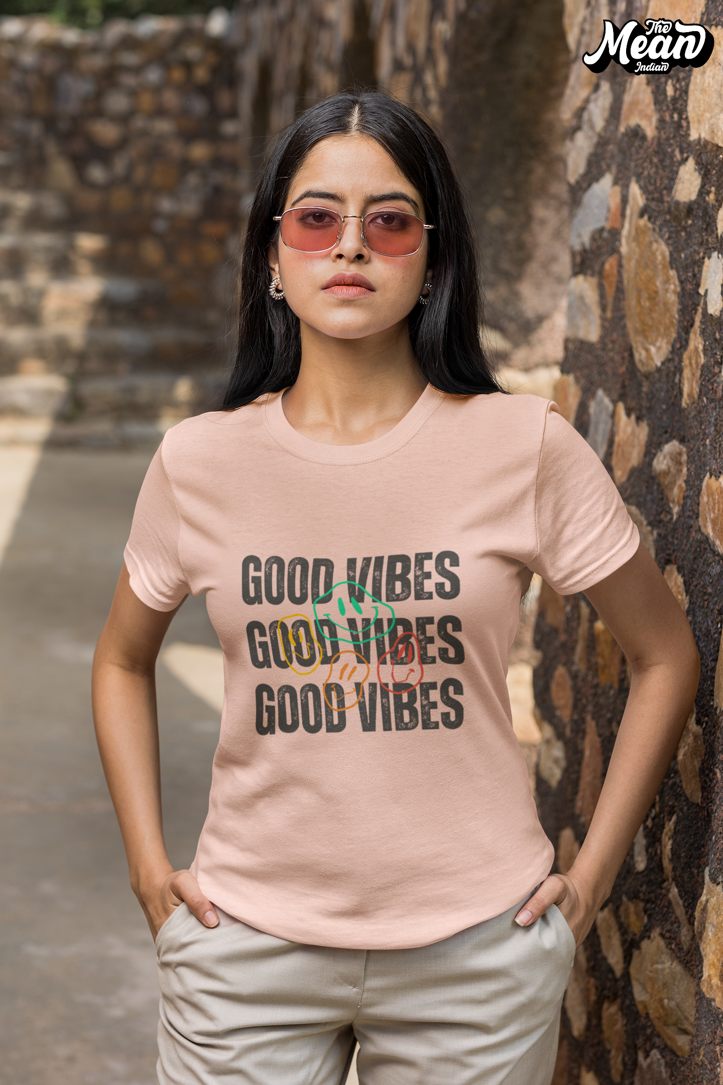 Good Vibes - Boring Women's T-Shirt The Mean Indian Store