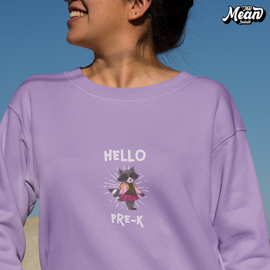 Hello Pre-k Women's Sweatshirt (Unisex) The Mean Indian Store