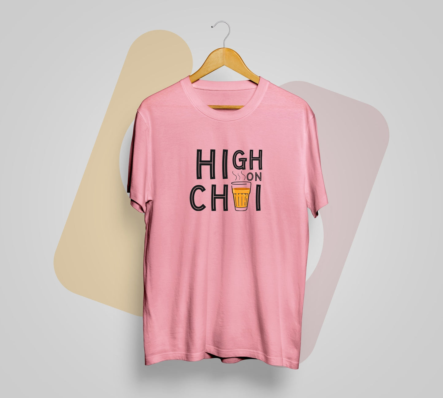 High On Chai 02  - Men T-shirt The Mean Indian Store