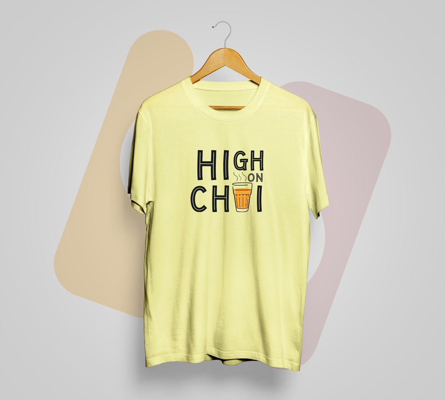 High On Chai 02  - Men T-shirt The Mean Indian Store