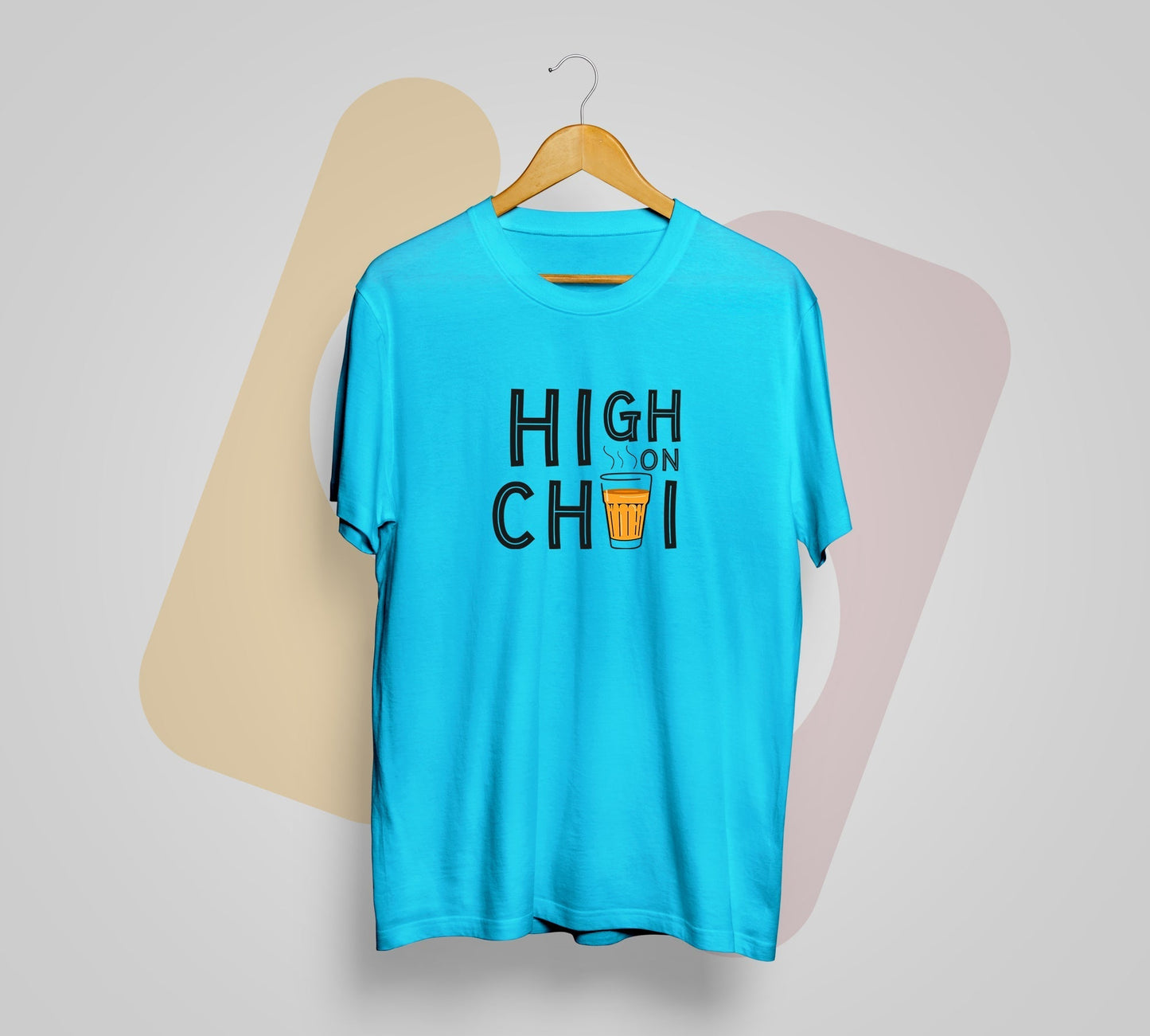High On Chai 02  - Men T-shirt The Mean Indian Store