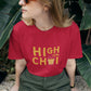 High On Chai 2 - Women T-shirt The Mean Indian Store