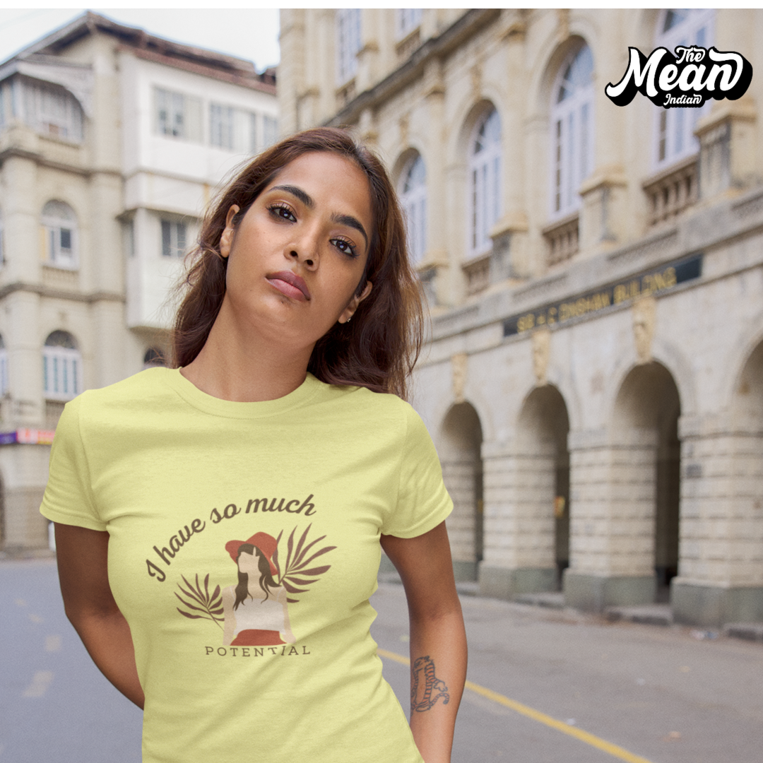 I have so much Potential - Boring Women's T-shirt The Mean Indian Store