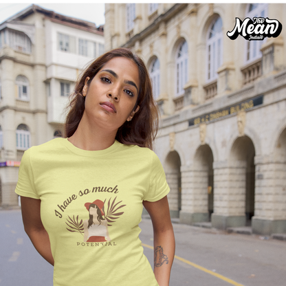 I have so much Potential - Boring Women's T-shirt The Mean Indian Store