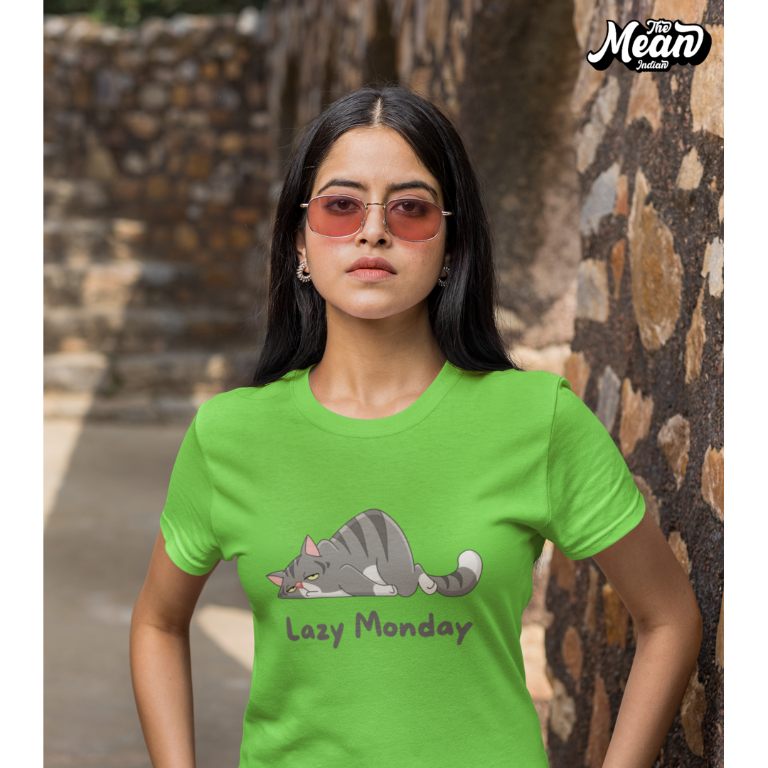 Lazy Monday - Boring Women's T-shirt The Mean Indian Store