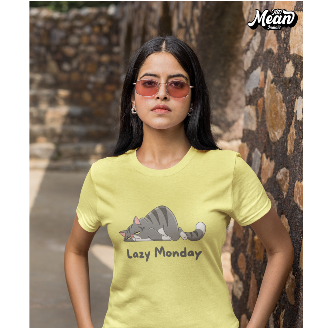 Lazy Monday - Boring Women's T-shirt The Mean Indian Store