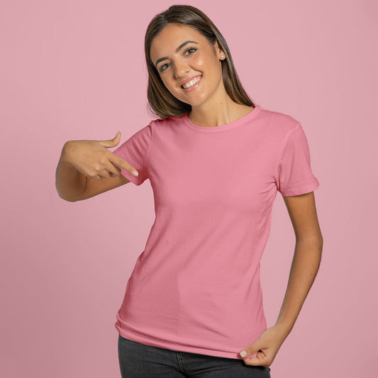 Light Pink - Women T-shirt The Mean Indian Store