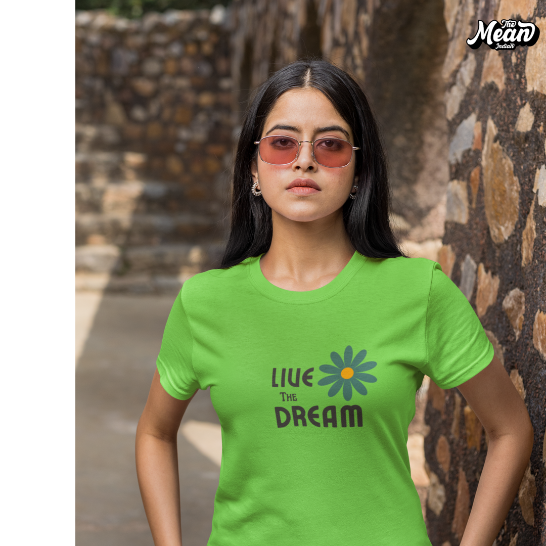 Live The Dream - Boring Women's T-shirt The Mean Indian Store