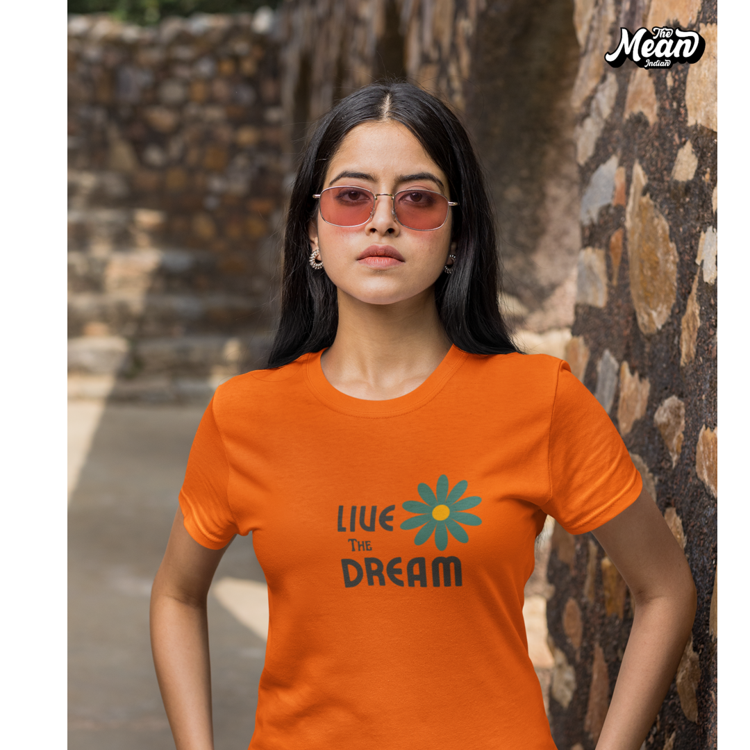 Live The Dream - Boring Women's T-shirt The Mean Indian Store