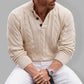 Men'S Standing Collar Long-Sleeved Pullover Sweater The Mean Indian Store
