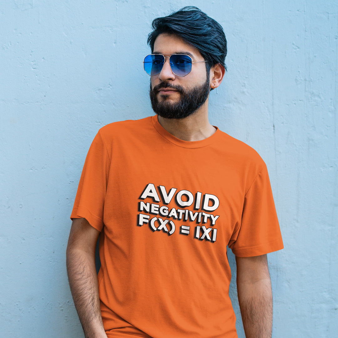 Men's Avoid Negativity T-shirt The Mean Indian Store