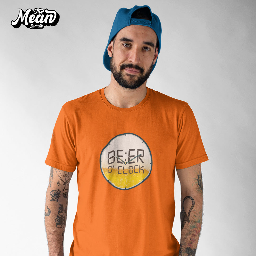Men's Beer O Clock T-shirt The Mean Indian Store