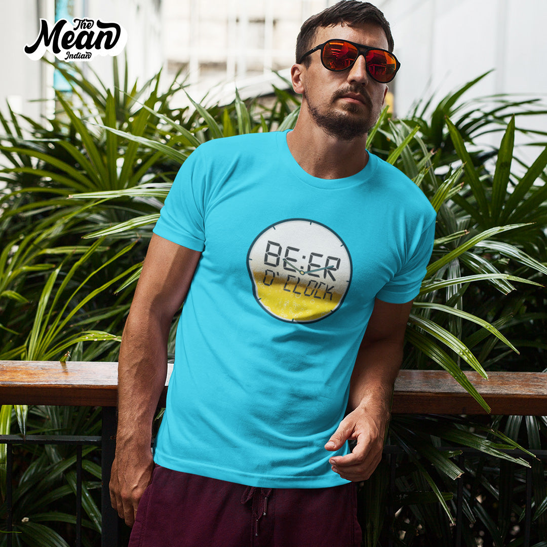 Men's Beer O Clock T-shirt The Mean Indian Store