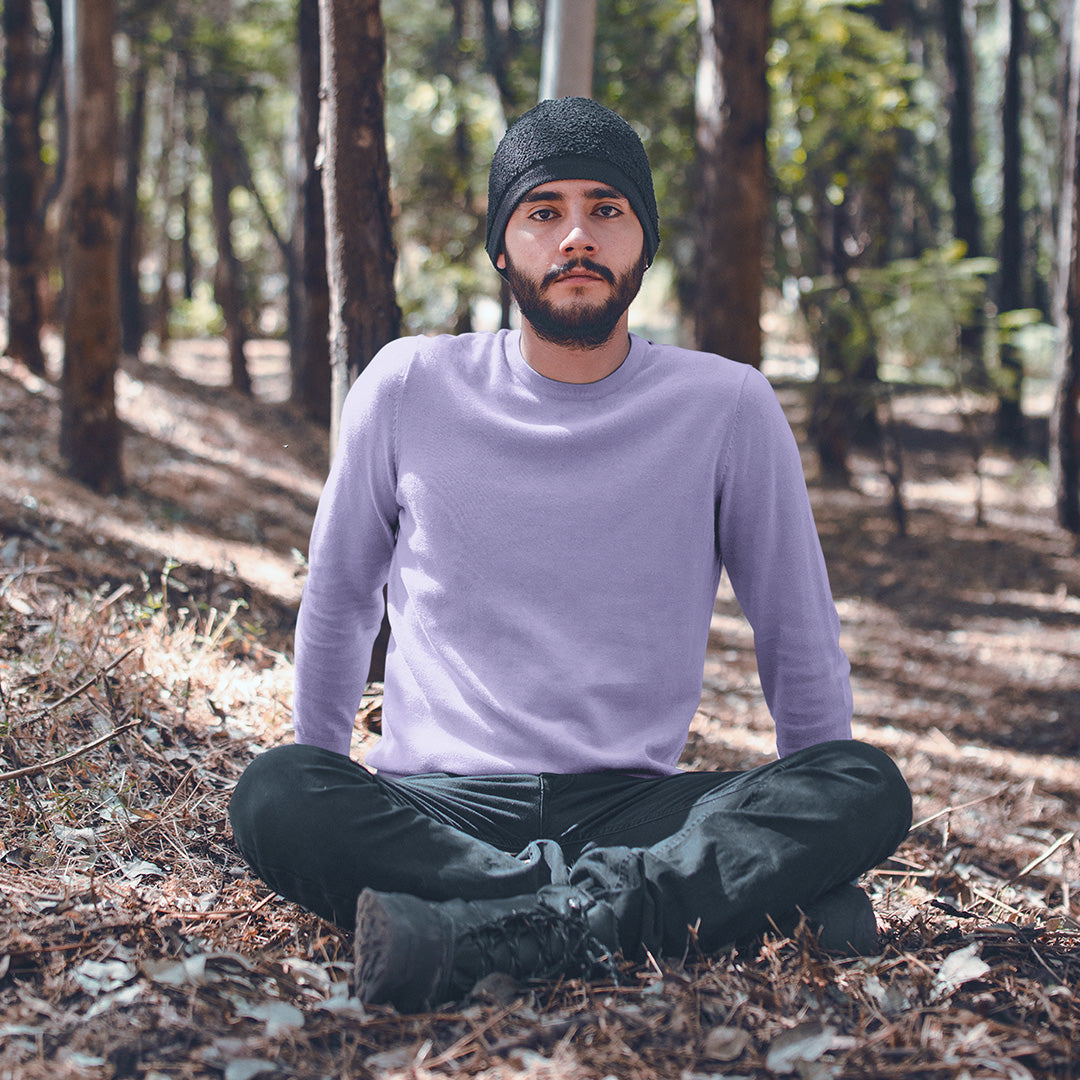 Men's Iris Lavender Sweatshirt The Mean Indian Store