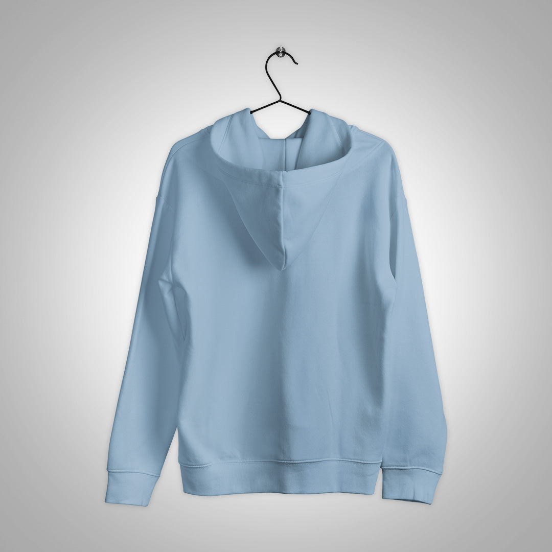 Men's Solid Baby Blue - Hoodie The Mean Indian Store
