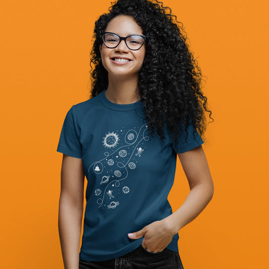 Minimal Universe - Women T-shirt The Mean Indian Store