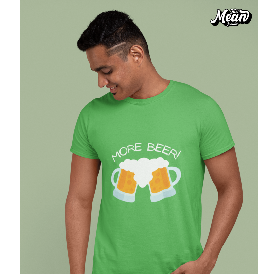More Beer - Boring Men's T- shirts The Mean Indian Store