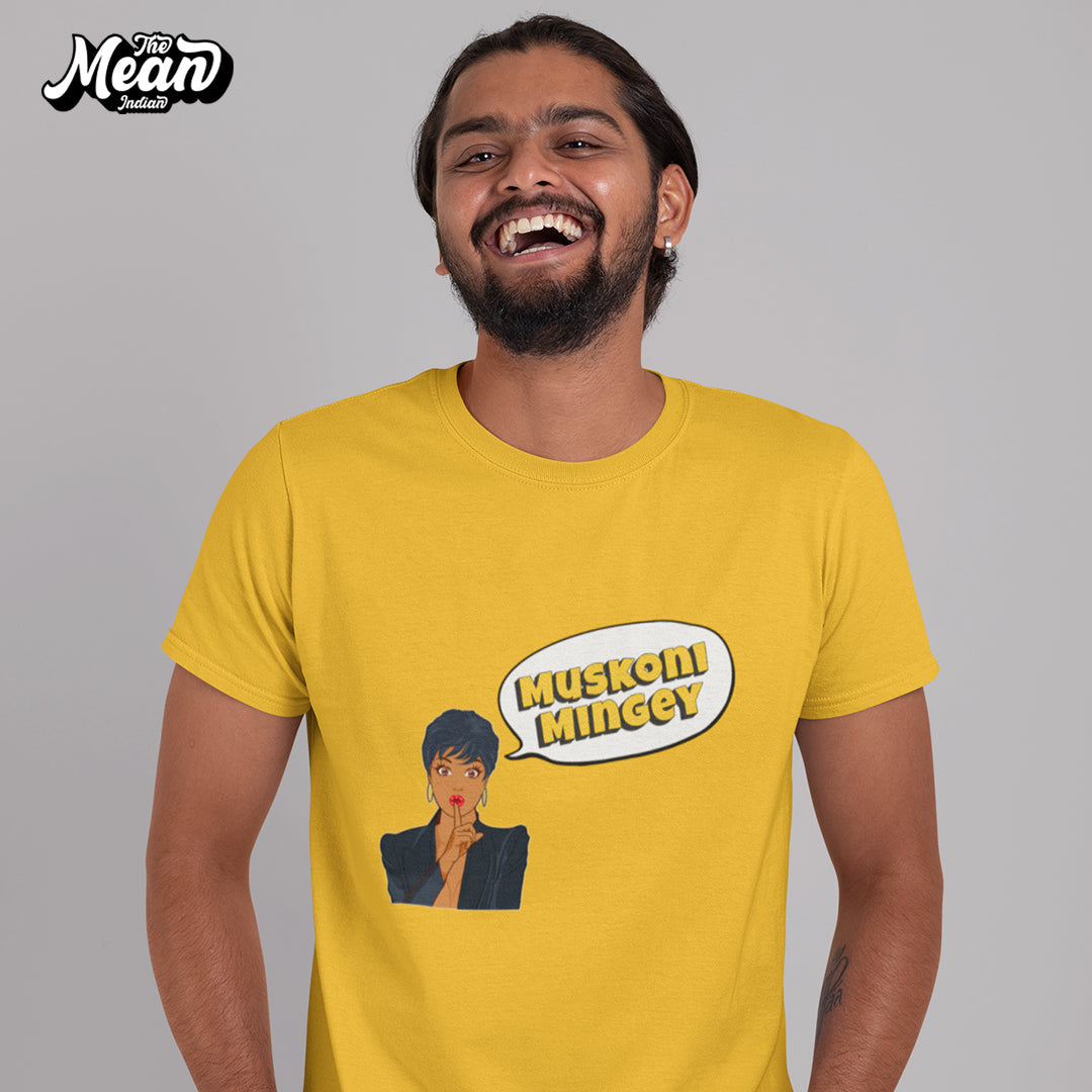 Muskoni Mingey - Men's Telugu T-shirt The Mean Indian Store