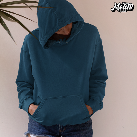 Navy Blue women's Hoodie (Unisex) The Mean Indian Store