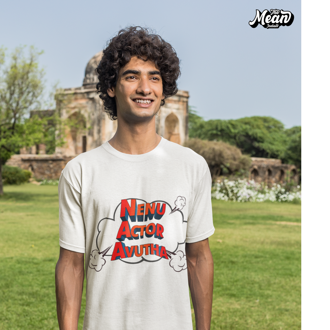 Nenu Actor Avutha - Men's Telugu T-shirt The Mean Indian Store