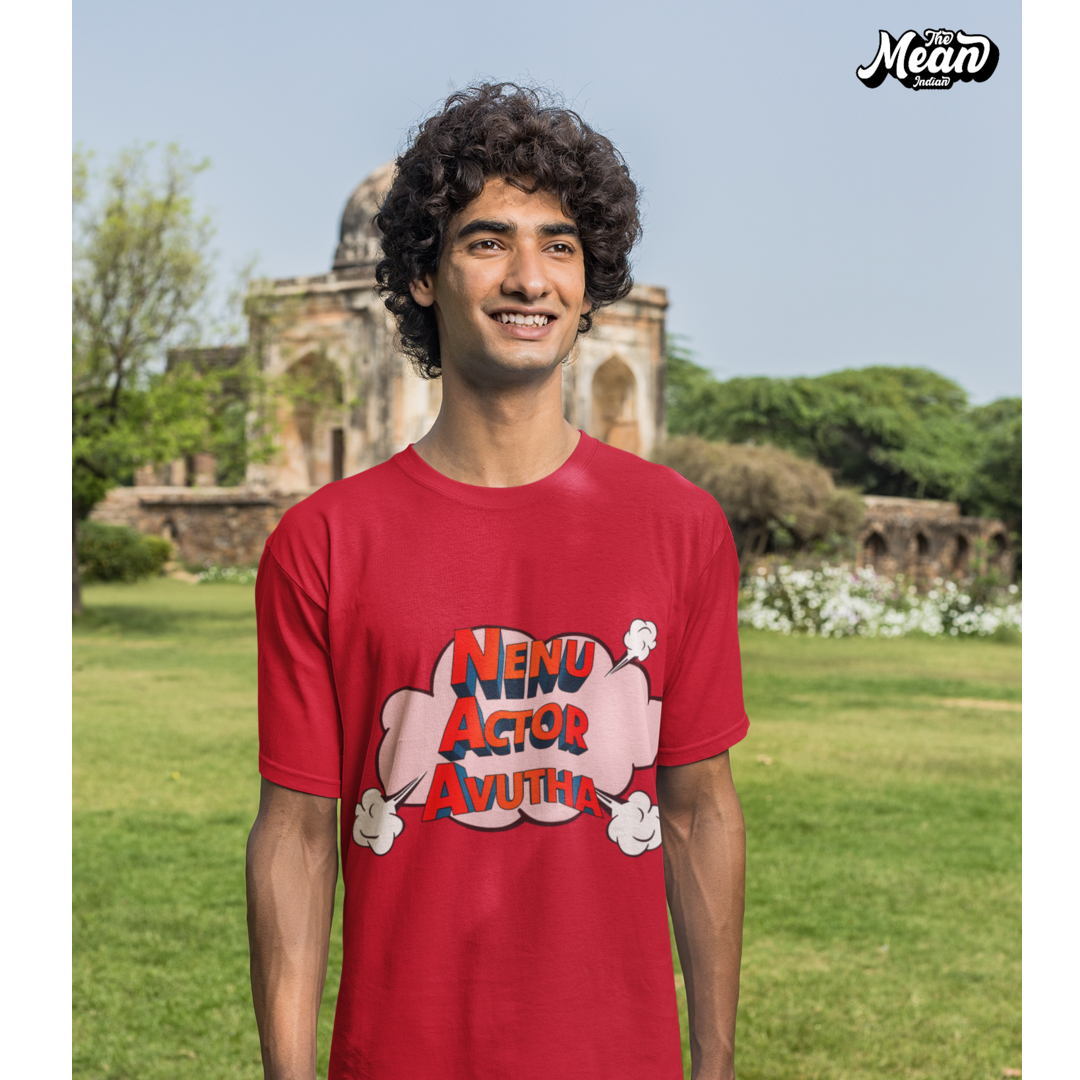 Nenu Actor Avutha - Men's Telugu T-shirt The Mean Indian Store