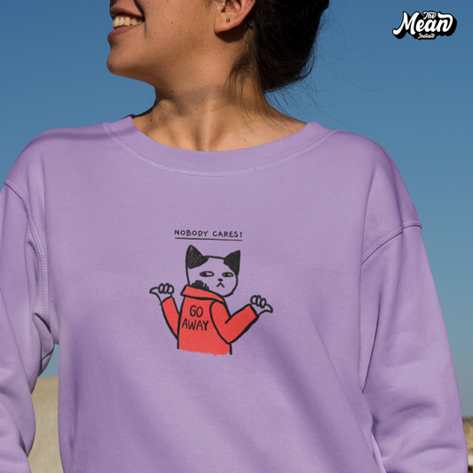 Nobody Cares - Women's Sweatshirt (Unisex) The Mean Indian Store