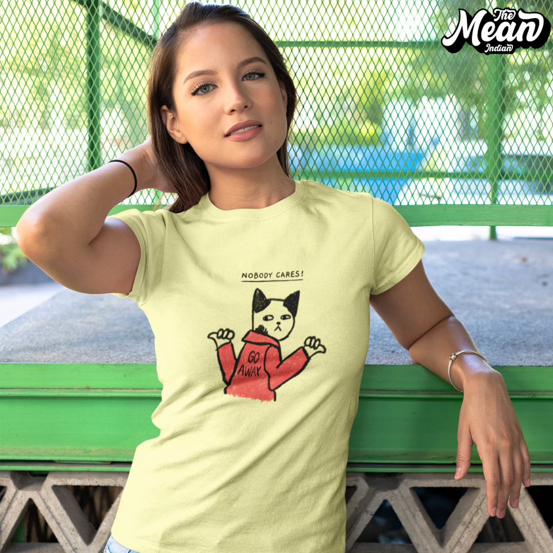Nobody Cares (go away) - Women's T-Shirt The Mean Indian Store