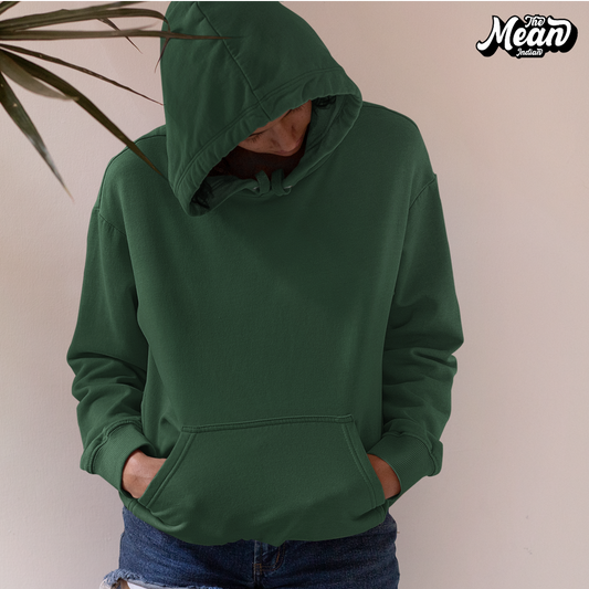 Olive Green women's Hoodie (Unisex) The Mean Indian Store
