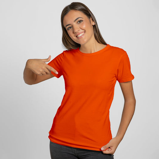 Orange - Women T-shirt The Mean Indian Store