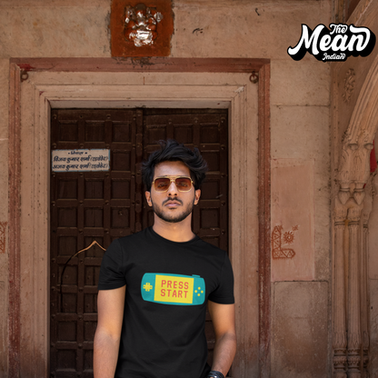 Press Start - Boring Men's T-shirt The Mean Indian Store