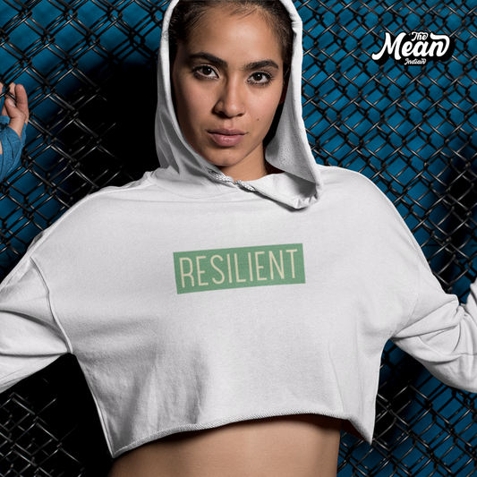 Resilient - Women's Crop Hoodie The Mean Indian Store