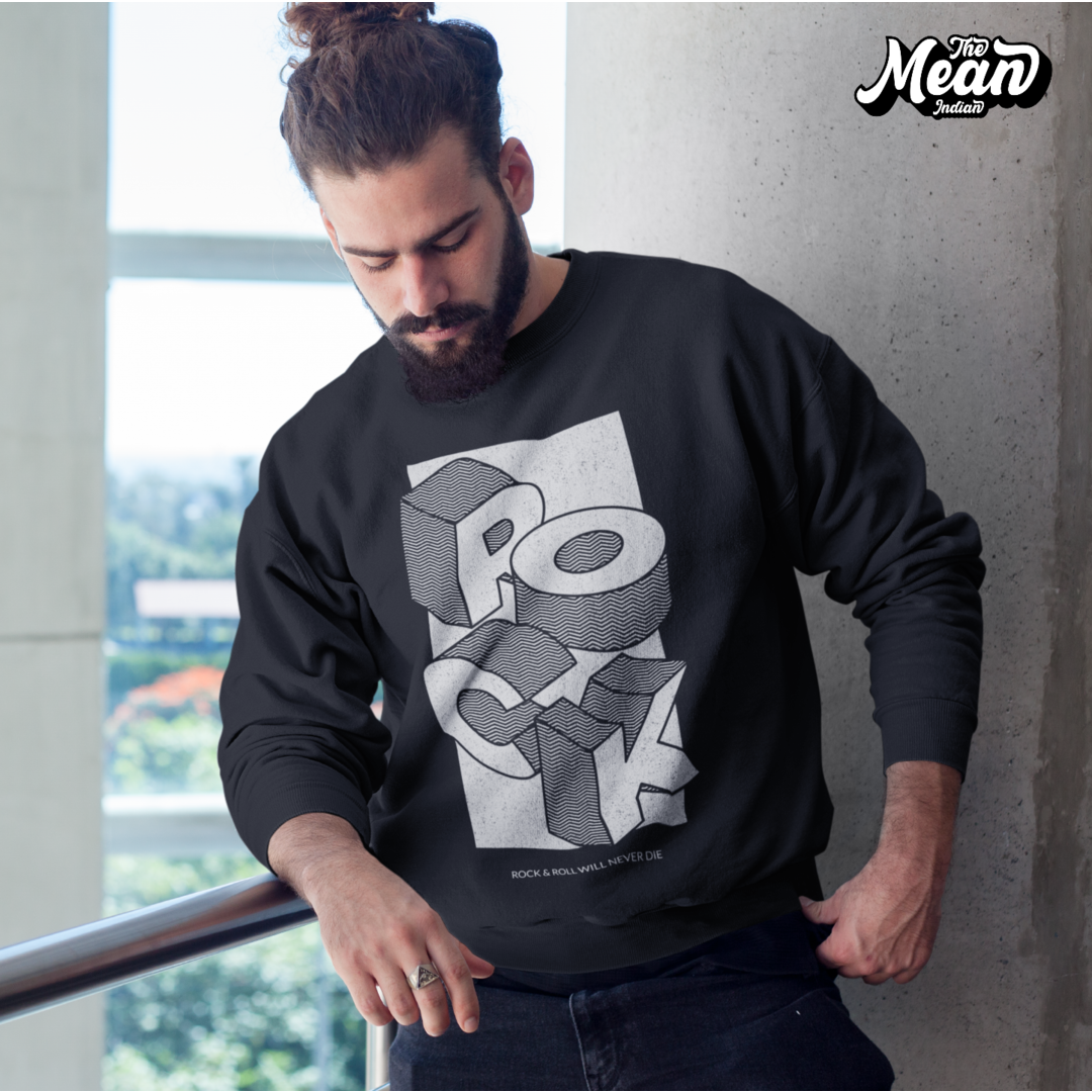 Rock and Roll - Men's Sweatshirt The Mean Indian Store