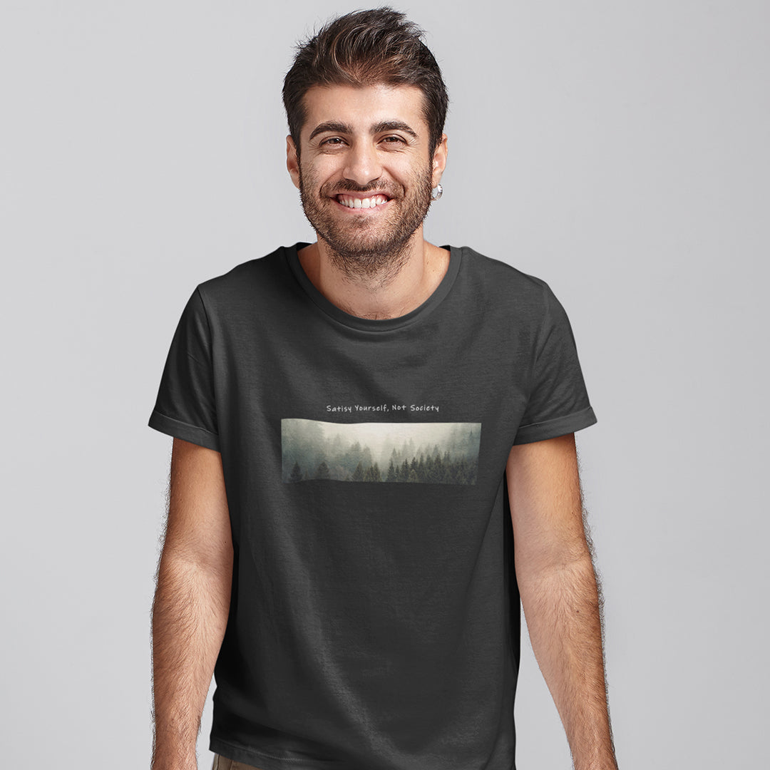 Satisfy Yourself - Men T-shirt The Mean Indian Store
