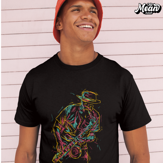 Saxophone Jazz - Men's T-shirt The Mean Indian Store