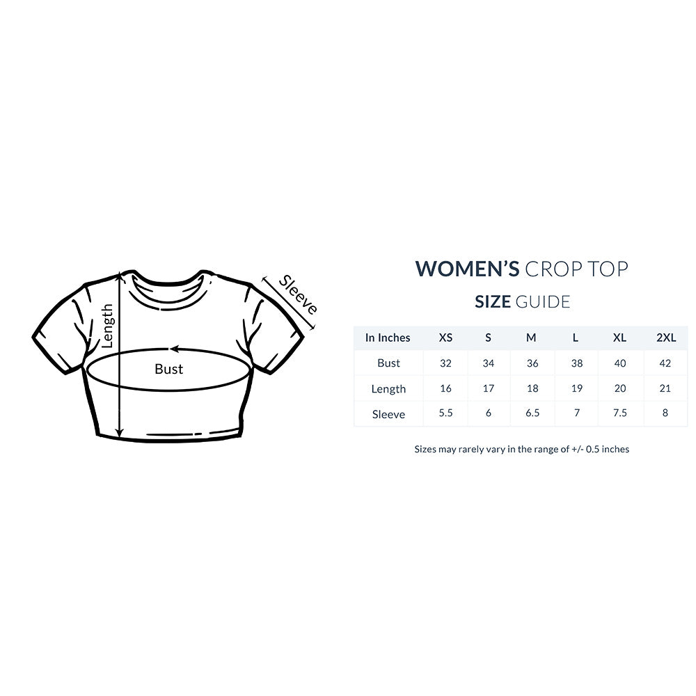 Sky Blue Women Crop Top The Mean Indian Store