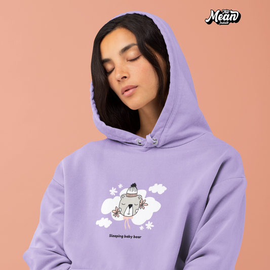 Sleeping Baby Bear Women's Hoodie (Unisex) The Mean Indian Store