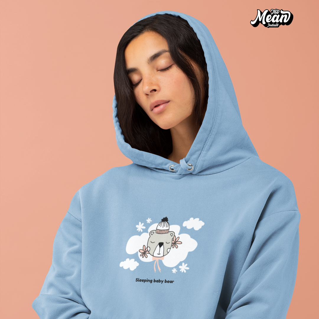 Sleeping Baby Bear Women's Hoodie (Unisex) The Mean Indian Store