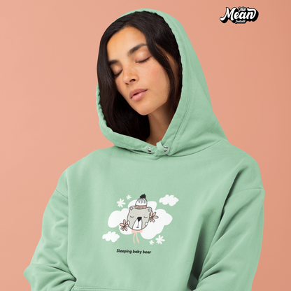 Sleeping Baby Bear Women's Hoodie (Unisex) The Mean Indian Store