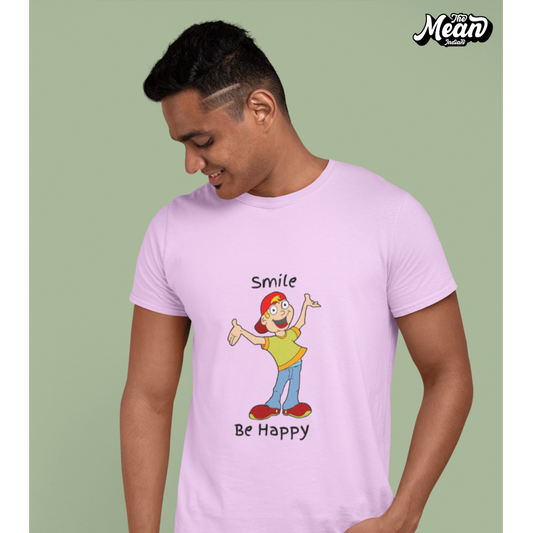 Smile be Happy - Boring men's T-shirt The Mean Indian Store