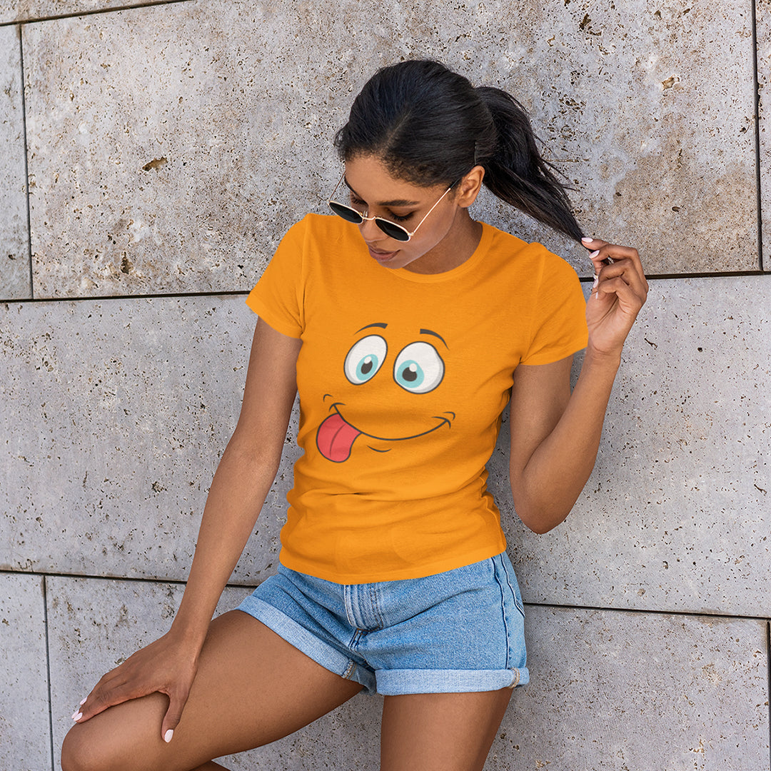 Smiley - Women T-shirt The Mean Indian Store