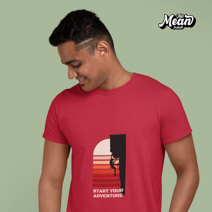 Start Your Adventure - Boring Men's T-shirt The Mean Indian Store