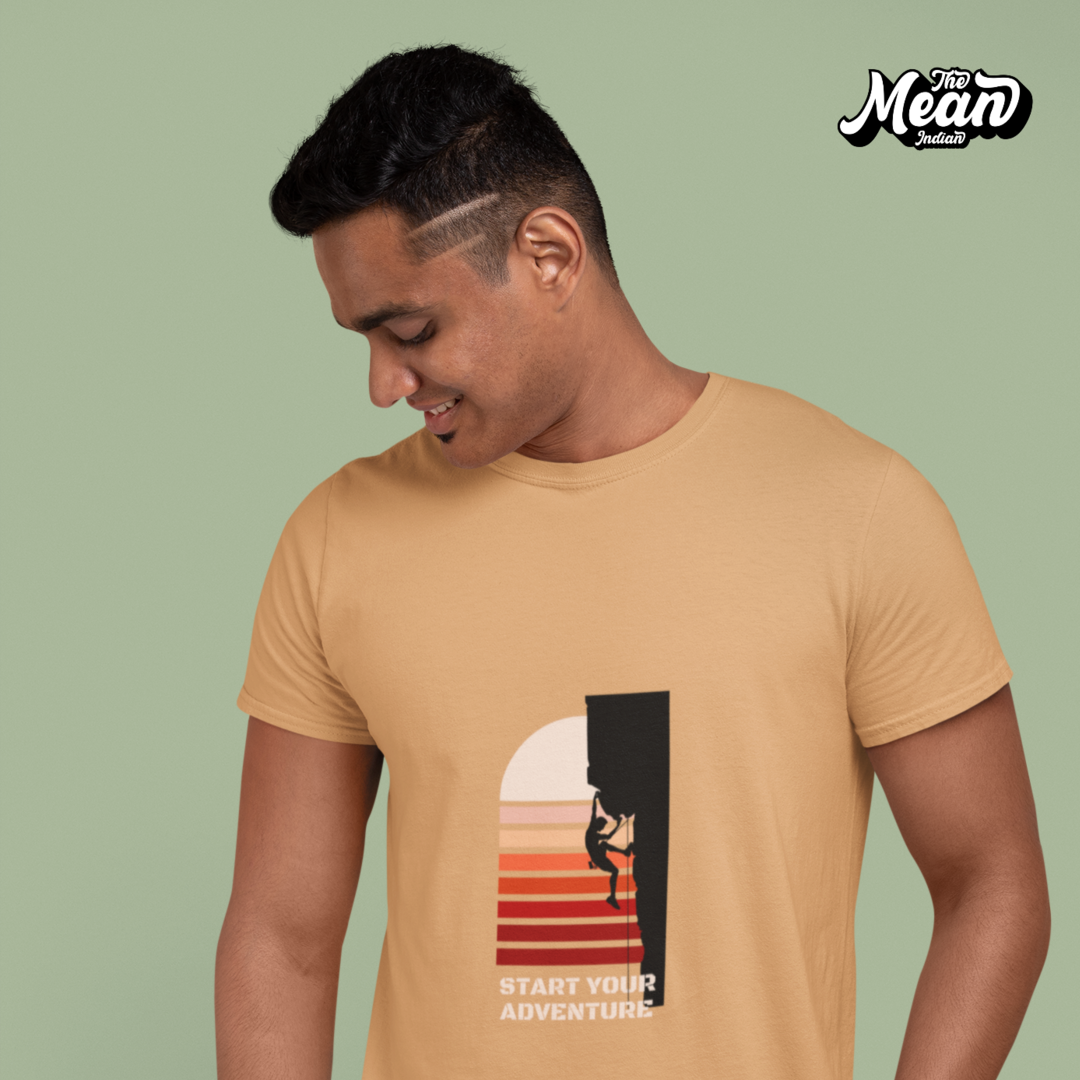 Start Your Adventure - Boring Men's T-shirt The Mean Indian Store