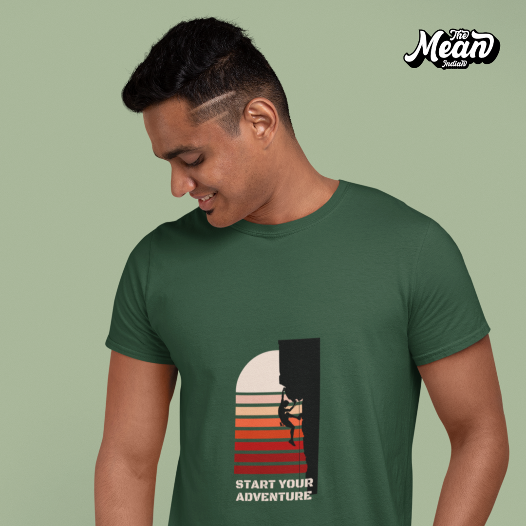 Start Your Adventure - Boring Men's T-shirt The Mean Indian Store